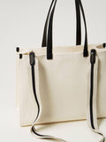 Twin Set Borsa Shopper Donna 251TB7081 Madreperla - Bianco