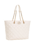 Twin Set Borsa Shopper Donna 251TB7370 Madreperla - Bianco