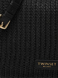 Twin Set Borsa a Tracolla Borsa a Spalla Donna 251TB7380 - Nero