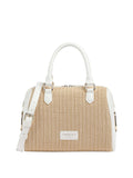 Twin Set Borsa Bauletto Donna 251TB7383 Bic.paglia/bianco Ottico - Beige