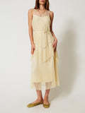 Twin Set Vestito Longuette Donna 251TP2511 Vanilla - Avorio
