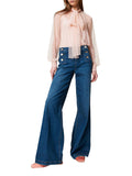 Twin Set Jeans Wide Donna 251TP2574 - Denim