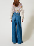Twin Set Jeans Wide Donna 251TP2611 - Denim