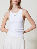 Twin Set Canotta Donna 251TT2400 - Bianco