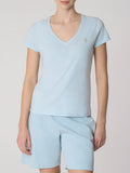 U.S. Polo Assn. T-shirt Donna 1354002-0000149 - Celeste