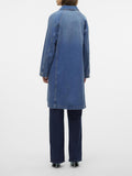 Vero Moda Giubbino di Jeans Long Coat Donna 10323498 - Denim