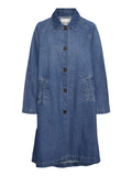 Vero Moda Giubbino di Jeans Long Coat Donna 10323498 - Denim