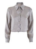 Yes Zee Camicia Casual Camicia Donna C401C800 Silver - Argento