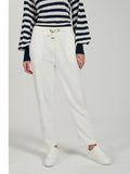 Yes Zee Pantalone Tuta Donna P370SN00 Gesso - Avorio