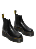 Dr. Martens Stivaletto 2976 Quad Donna 24687001 Black Polished Smooth - Nero