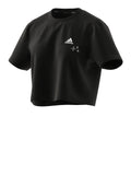 T-shirt Scribble Embroidery Donna IJ8743 - Nero