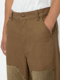 Pantalone Dickies Lucas Waxed Double Knee da Uomo - Beige