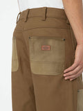 Pantalone Dickies Lucas Waxed Double Knee da Uomo - Beige