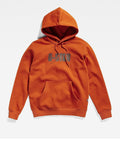 Dotted Hdd Sw Men's Hoodie D23481-D425 Rooibos Tea - Orange