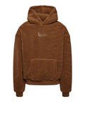 Men's Metal Signature Teddy Hoodie KM233-020 - Brown