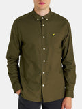 Men's Classic SlimFit Poplin Shirt LW1302VOG Olive - Green