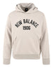 felpa cappuccio new balance varsity da uomo avorio mt33553 9974878