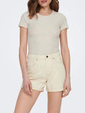 Women's Top 15201206 Pumice Stone Melange - Beige