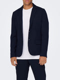 Men's Blazer 22025851 Night Sky - Blue