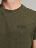 T-shirt Vintage Logo Emb Tee Uomo M1011245A Winter Khaki Grit - Verde