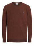 Pullover Calvin Klein Cotton Nylon Mouline da Uomo - Marrone