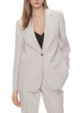 Blazer Calvin Klein Essential Tailored da Donna - Avorio