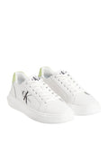 Sneakers Calvin Klein Chunky Cupsole Mono da Donna - Bianco