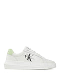 Sneakers Calvin Klein Chunky Cupsole Mono da Donna - Bianco