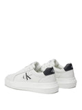 Sneakers Calvin Klein Chunky Cupsole Mono da Donna - Bianco