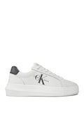 Sneakers Calvin Klein Chunky Cupsole Mono da Donna - Bianco