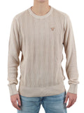 Pullover Guess Stitched da Uomo - Beige