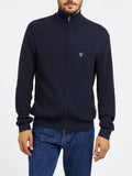 Cardigan Guess Burton da Uomo - Blu