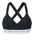 Reggiseno Guess Carrie Padded Triangle da Donna - Nero