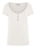 t shirt guess karlee jewel henley da donna bianco w2yp24kbco2 8987820