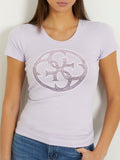 T-shirt Guess 4G Logo da Donna - Viola