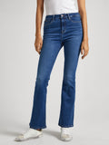 Jeans a Zampa Pepe Jeans Skinny Flare da Donna - Denim