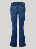 Jeans a Zampa Pepe Jeans Slim Fit Flare Lw da Donna - Denim