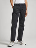 Pantalone Chino Pepe Jeans Tina da Donna - Nero