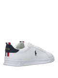 Sneakers Ralph Lauren Low Top Lace da Uomo - Bianco