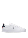 Sneakers Ralph Lauren Low Top Lace da Uomo - Bianco